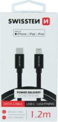 Swissten Textile USB-C - Lightning MFi