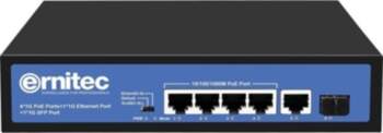 Switch Ernitec ELECTRA-U04-1GB-60W Unmanaged , 4 x