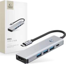 Tech-Protect HB01 5-in-1 USB centrmezgls |