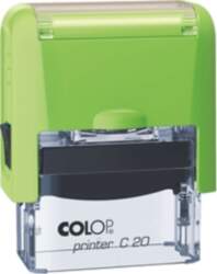 Zīmogs COLOP Printer C20, zaļš korpuss