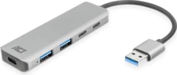 ACT USB-A 5G 2XUSB-C, 2XUSB-A, HUB