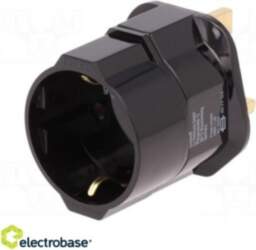 Adapter; Out: EU; Plug: with earthing