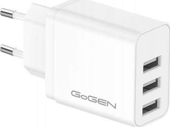 Adowarka GoGEN ACH301W sieciowa 3x USB-A