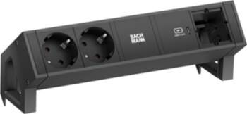 Bachmann DESK2 2xprotective contact USB C