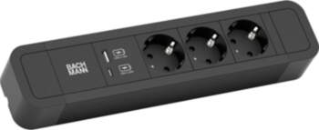 Bachmann PRIMO2 socket strip 3x earthing