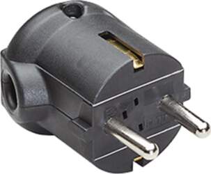 Bachmann safety plug, black unbreakable, mountable