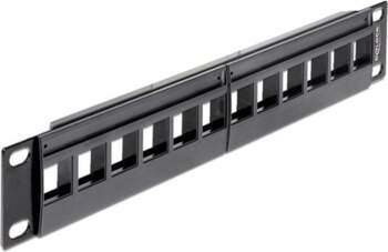 Delock 10" Keystone Patch Panel 12