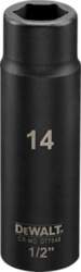 Dewalt nasadka 14mm 1/2c impact socket