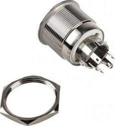 DimasTech DimasTech Vandalismustaster 25mm, Silverline Dot