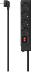 Hama Power strip (+ switch) Black