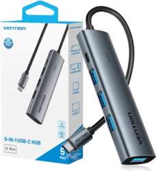 HUB USB Vention Hub 5w1 USB-C