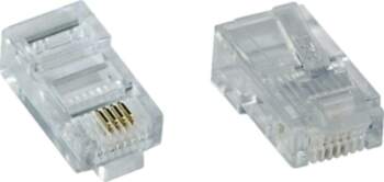 InLine ® 100pcs Modular Plug 8P4C