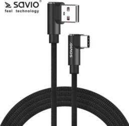Kabel USB Savio USB-A - USB-C