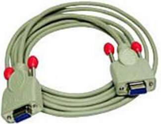 Lindy Null modem cable 9-pin coupling/coupling