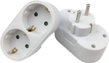MicroConnect Schuko power splitter, with 2