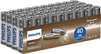 Philips Philips Alkaline AA Batteries -