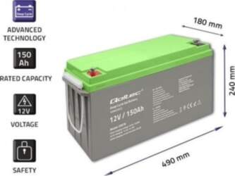 Qoltec Akumulator elowy Deep Cycle |