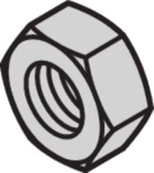 Schroff Hexagonal Nut, M2.5 21100144