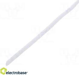 Spiral wrapping; ¨Bundle : 8mm; clear-white