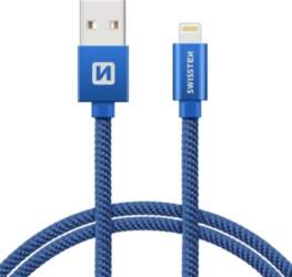 Swissten Textile Fast Charge 3A Lightning