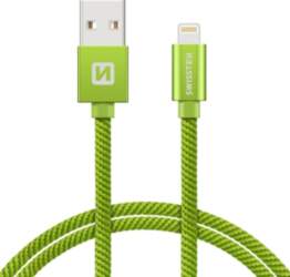 Swissten Textile Fast Charge 3A Lightning