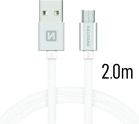 Swissten Textile Quick Charge Universal Micro