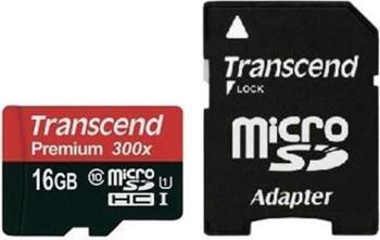 SD microSD Card 16GB Transcend SDHC