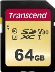 Transcend SDXC 500S 64GB Class 10