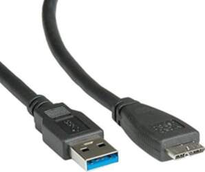 USB 3.2 Gen1 kabelis  A-microB
