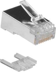 ACT RJ45 PLUG C6 SHIELDED ROUND