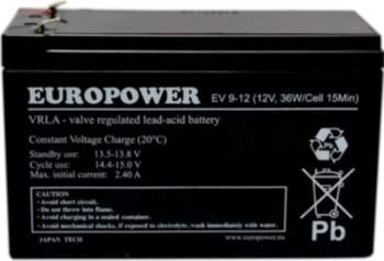 Akumulator EV 12V 9Ah EV 12-9