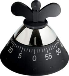 Alessi Kitchen Timer black A09 B