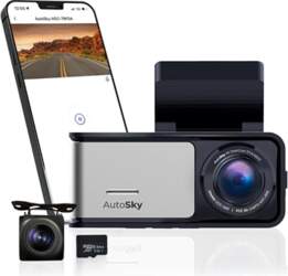 AutoSky 4K Dash Cam Pro Front