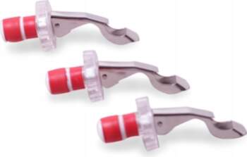 Bottle stopper + opener (3 pcs
