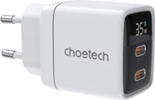 Charger CHOETECH GaN 2xUSB Type-C: 35W