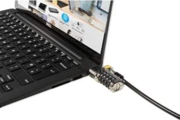 DELL 461-AAEU cable lock Black, Chrome