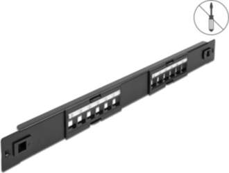 Delock 19" Keystone Patch Panel 12