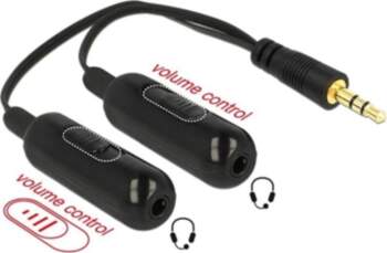 Delock Adapter Cable audio splitter stereo