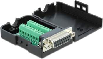 Delock D-Sub15 female to Terminal Block