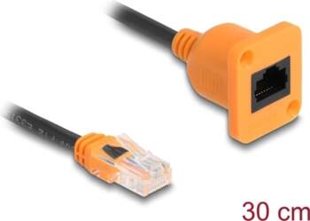 Delock D-Type RJ45 cable plug to
