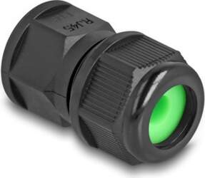 Delock Feed-through coupler for RJ45 network