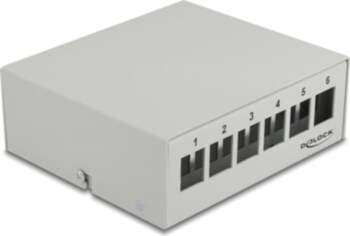 Delock Keystone Patch Panel 6 Port