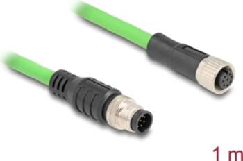 Delock M12 Cable A-coded 8 pin