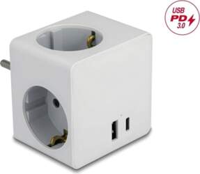 Delock Multi Socket Cube 3-way with