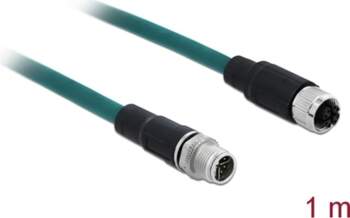 Delock Network cable M12 8 pin