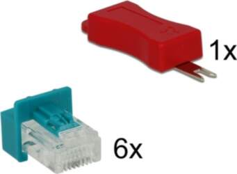 Delock RJ45 Secure Clip with plug