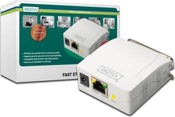 Digitus Fast Ethernet Print Server, parallel