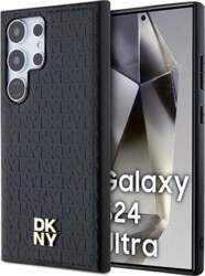 DKNY Leather Pattern Metal Logo MagSafe
