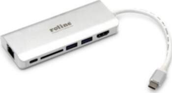 Dokstacija USB TypeC > HDMI, 2xUSB3