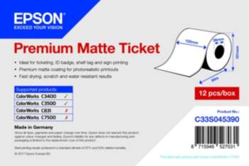 Epson Premium Matte Ticket - Roll: